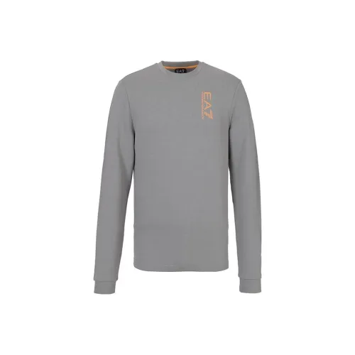 EMPORIO ARMANI EA7 Серый Мужской Свитшот