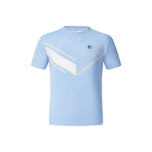 FILA Мужская футболка колокольчиково-синего цвета