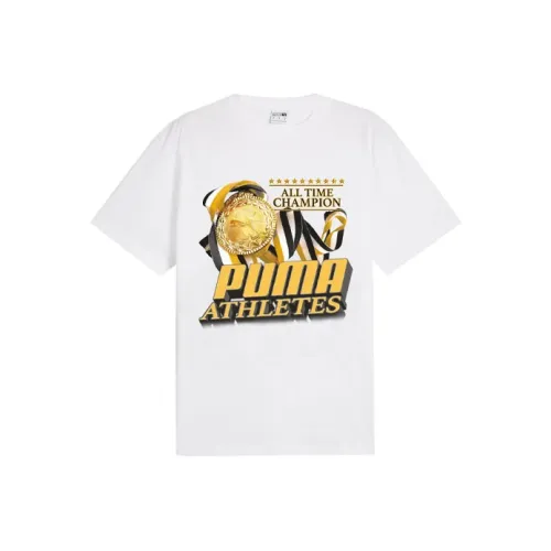 PUMA GRAPHICS Белая Унисекс Футболка