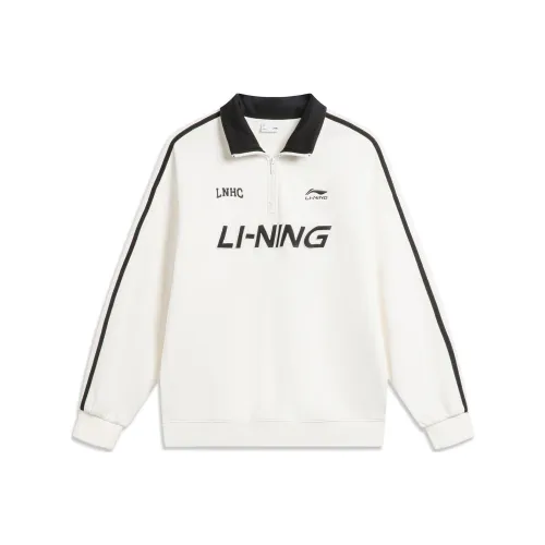 LINING Sports Fashion Collection Сливочный Унисекс Толстовки