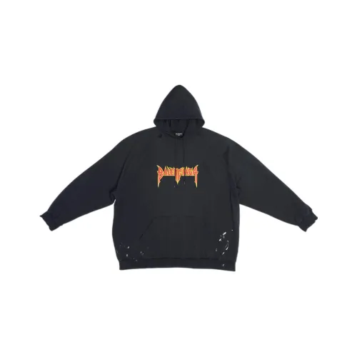 Balenciaga SS22 Свитшот Loose Fit Мужской Черный