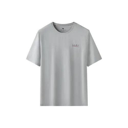 Red Bean T-Shirt Мужская Светло-Серый