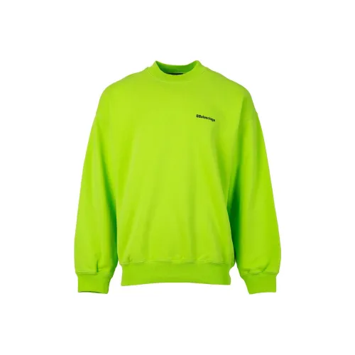 Balenciaga Неоновый зеленый Мужские Свитшоты