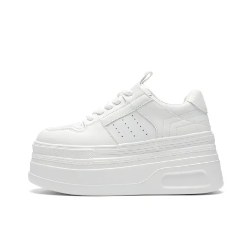 ZHR Низкие кроссовки для скейтбординга Женские Белые