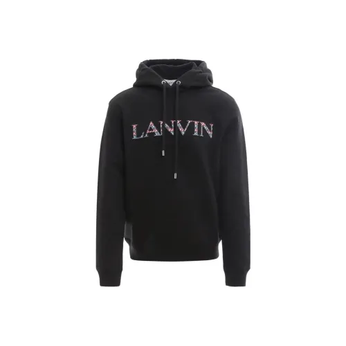 Lanvin Черные Мужские Свитшоты