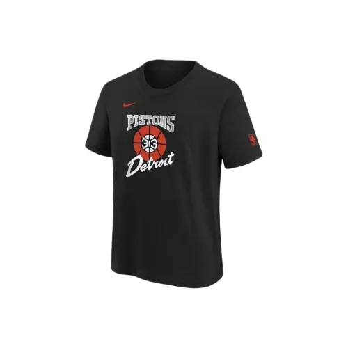 NBA x Nike Detroit Pistons T-Shirt Мужской Черный