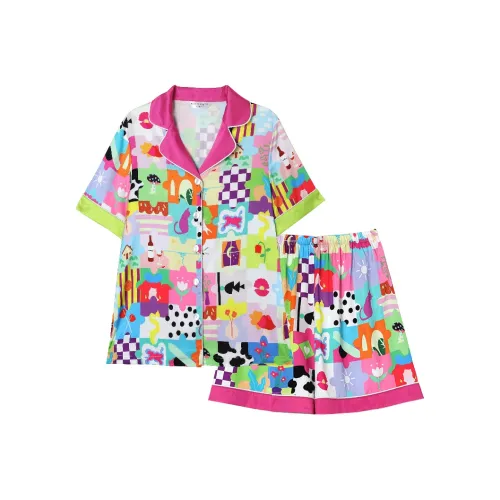 QIAOYUN Пижамный комплект женский розовый