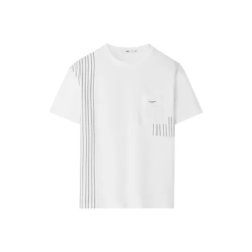 HLA Ecru Trim BT Мужские T-рубашки