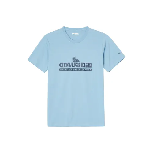 Columbia Синий Унисекс Футболка