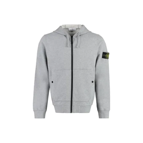 STONE ISLAND Толстовка Мужская Серого цвета