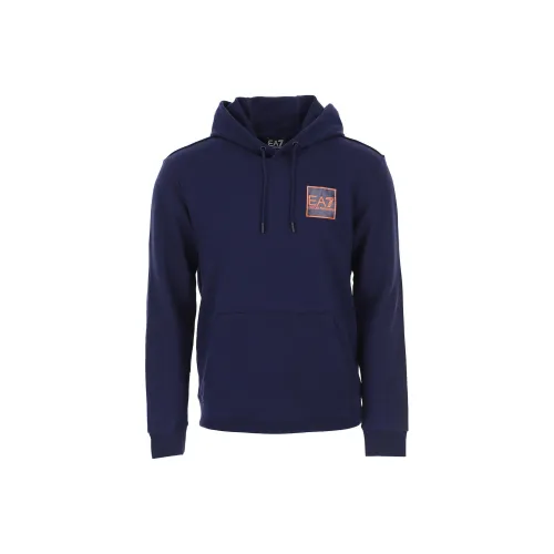 EMPORIO ARMANI EA7 SS22 Толстовка Мужской Синий