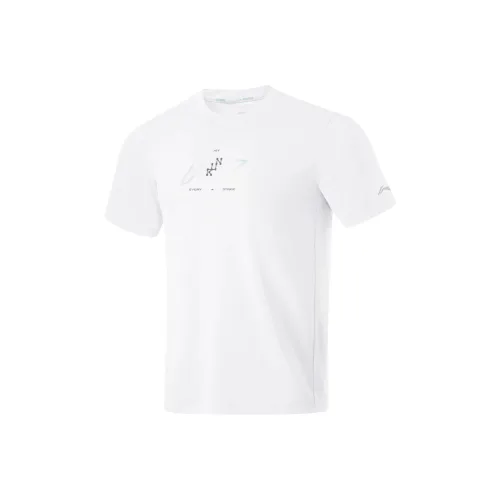 LINING RUNNING Collection Т-Рубашка Мужская Стандартная Белая