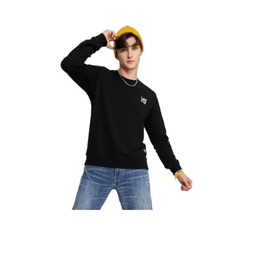 Lee Черный Мужской Свитшот