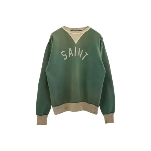 SAINT Mxxxxxx Зеленый Унисекс Свитшоты