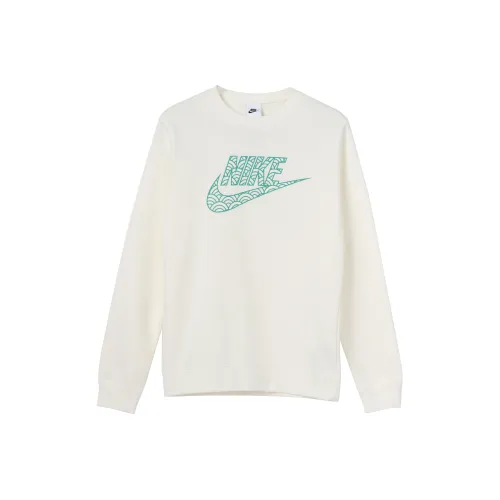 Nike Белый Мужской Свитшот