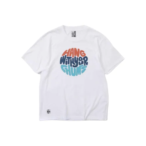 CHUMS Белая Унисекс Футболка