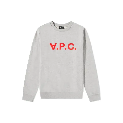 A.P.C. Joint Paragraph Серый Мужской Свитшот