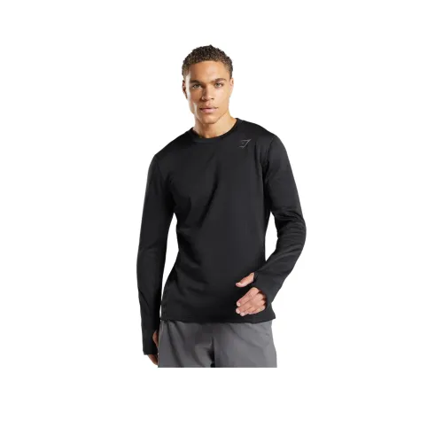 GYMSHARK Черные Мужские T-рубашки