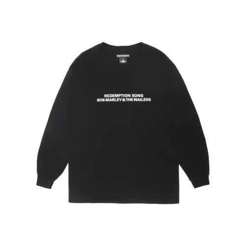 WACKO MARIA Боб Марли Co Брендированная Серия Черная Унисекс Футболка