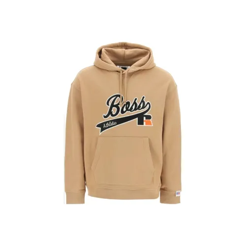 Hugo Boss x Russell Athletic SS22 Толстовка Мужской Хаки