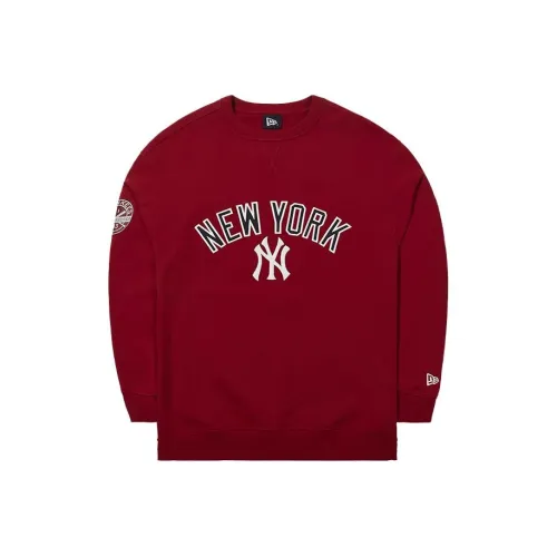 New Era Темно-красный/Нью-Йорк Янкис Унисекс Свитшоты