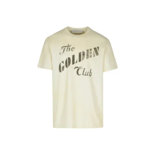 Golden Goose Айвори Мужская T-Рубашка