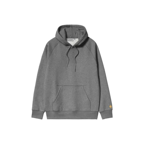 Carhartt WIP С капюшоном Chase Толстовка Мужская Серого цвета