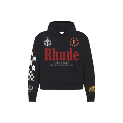 RHUDE Черные Мужские Свитшоты