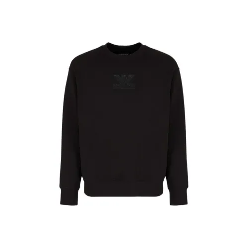 EMPORIO ARMANI SS24 Свитшот Мужской Черный