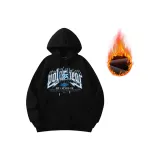 Чёрный [с капюшоном, утолщённый, с флисовой подкладкой]