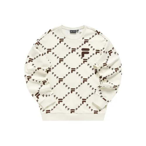 FILA FUSION FOB Толстовка Унисекс Винтажный Белый
