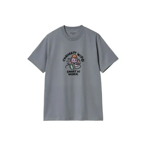 Carhartt WIP FW24 S S Smart T-Shirt Рубашка T-Shirt Unisex Голубино-серый