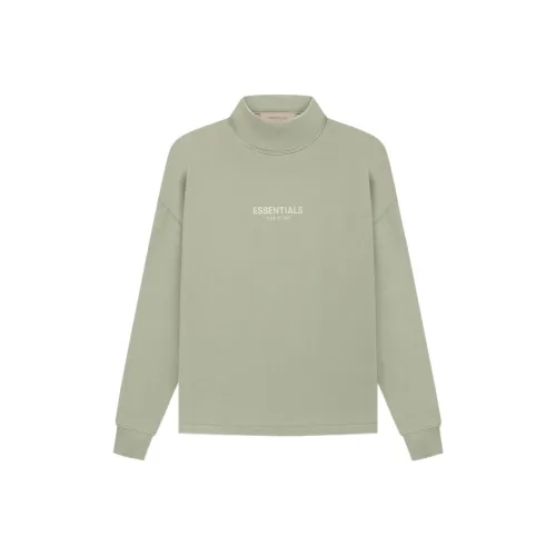 Fear Of God Essentials SS22 Свитшот Мужской Серый Зеленый