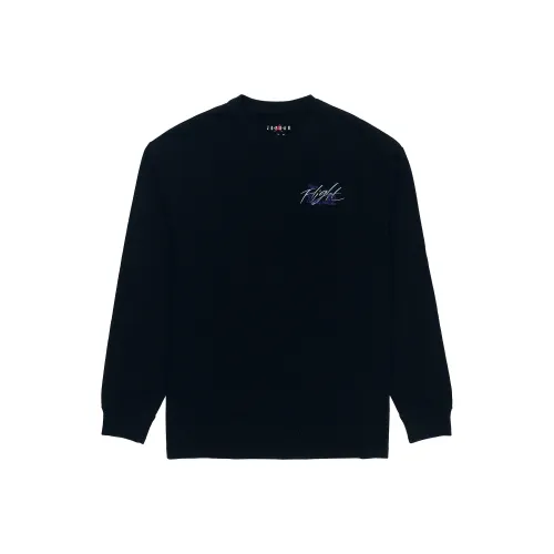 Джордан AS M J FLT HRTG 85 LS Черный Мужской Свитшот