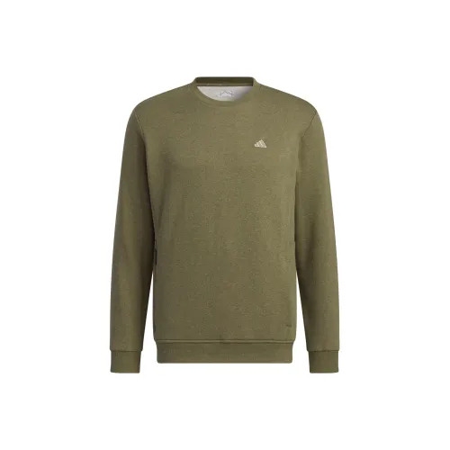 Adidas Слоистый Оливково-Зеленый Мужской Свитшот