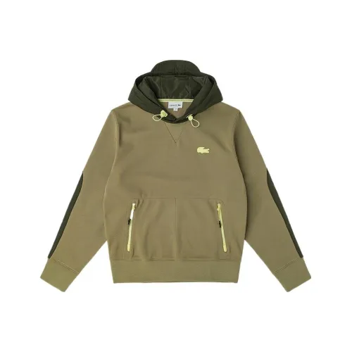 Зеленые мужские свитшоты LACOSTE Collaboration