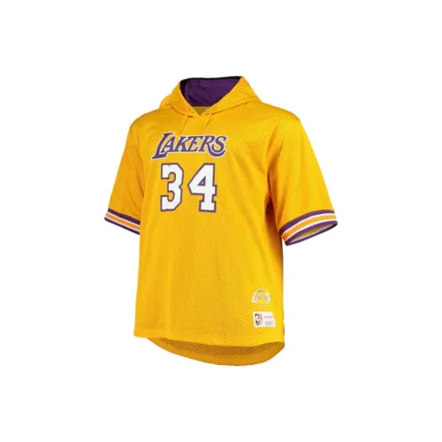 NBA MITCHELL NESS Шакил О'Нил Футболка Мужская Желтая