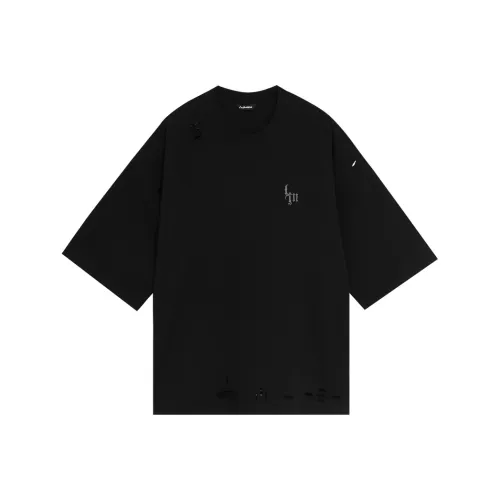 LUJIAMEN Черная унисекс футболка