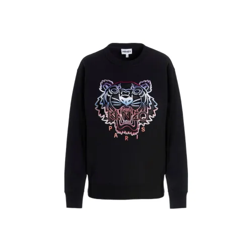 KENZO Classic Tiger Head Черный Мужской Свитшот