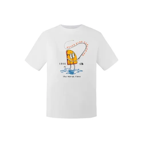 THE NORTH FACE Urban Exploration SS25 T-Shirt Унисекс Снежная гора Белый