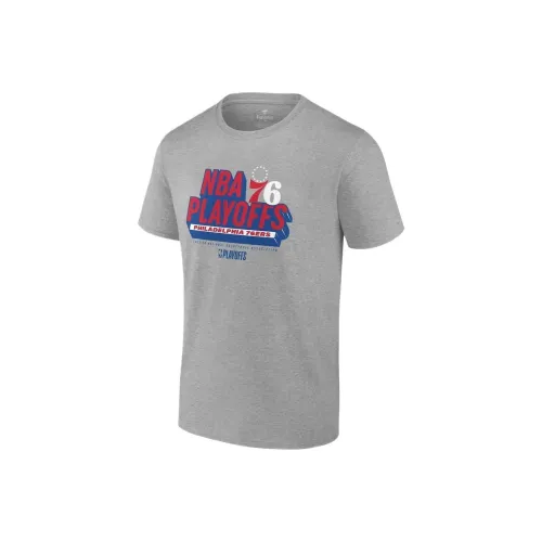 NBA Philadelphia 76ers NBA Play Off Participant Defensive T-Shirt Мужская Серый