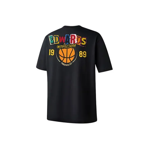 NBA Montecristo Series Черная Унисекс Рубашка с коротким рукавом