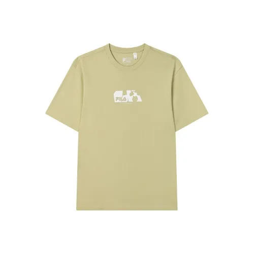 FILA ORIGINALE SS25 T Рубашка Мужская Пшенично-Желтая