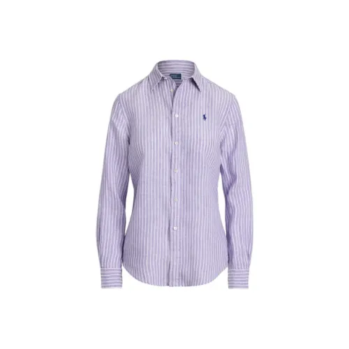 Polo Ralph Lauren SS25 Рубашка Женская Фиолетовая