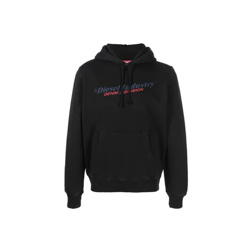 DIESEL Черные Мужские Свитшоты