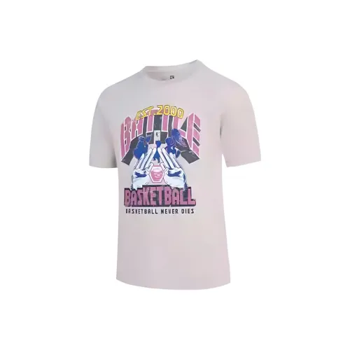 QIAODAN Heron Перо-серый Мужская T-рубашка