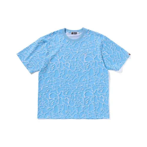 A BATHING APE Blue Мужская T-рубашка
