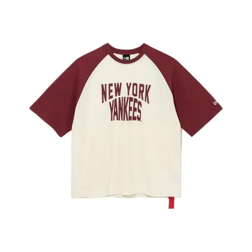 New Era T-Shirt Korean Style Unisex Red