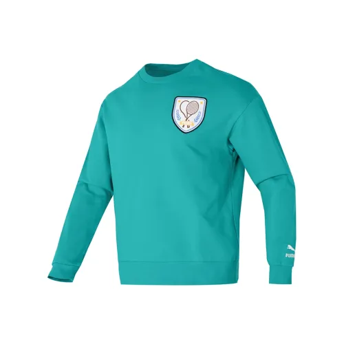PUMA Зеленый Мужской Свитшот