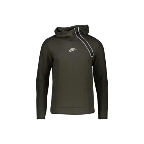 Nike Толстовка Унисекс Черный Серый